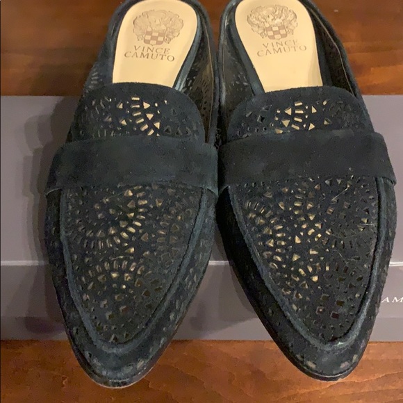 Cut-Out Suede Shoes - Picture 1 of 2